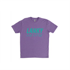 Lanky Impact Logo T - Purple, Charcoal, Royal, White