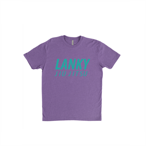 Lanky Impact Logo T - Purple, Charcoal, Royal, White