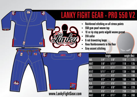 Lanky PRO 550 V2 - Blue - SEPARATES - Pants