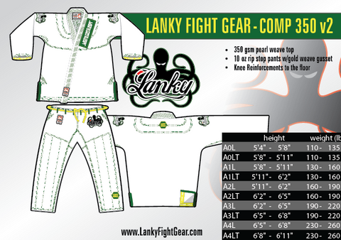 Lanky COMP 350 - White II - SEPARATES - Pants