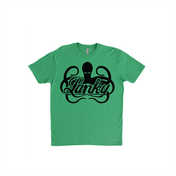 Lanky Logo T - Red, Green, Orange, White, Charcoal